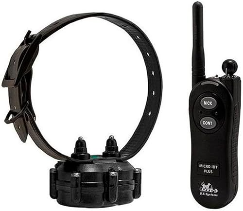 Miniatura 3 de DT Systems IDT-Plus - Collar receptor y transmisor micro para adiestrador de perros, negro, XS (10 libras o menos) (IDT Plus)