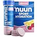 Nuun Hydration: Electrolyte Drink Tablets, Strawberry Lemonade, Box of 4 Tubes (40 servings), to Recover Essential Electrolytes Lost Through Sweat