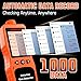ZYKYCX Chlorine Gas Detector | 0.01PPM Resolution & Range 0-20PPM | Rechargeable with Temp/Humidity Tester | Portable Cl2 Monitor with 3 Alarm Modes | Chlorine Air Quality Meter