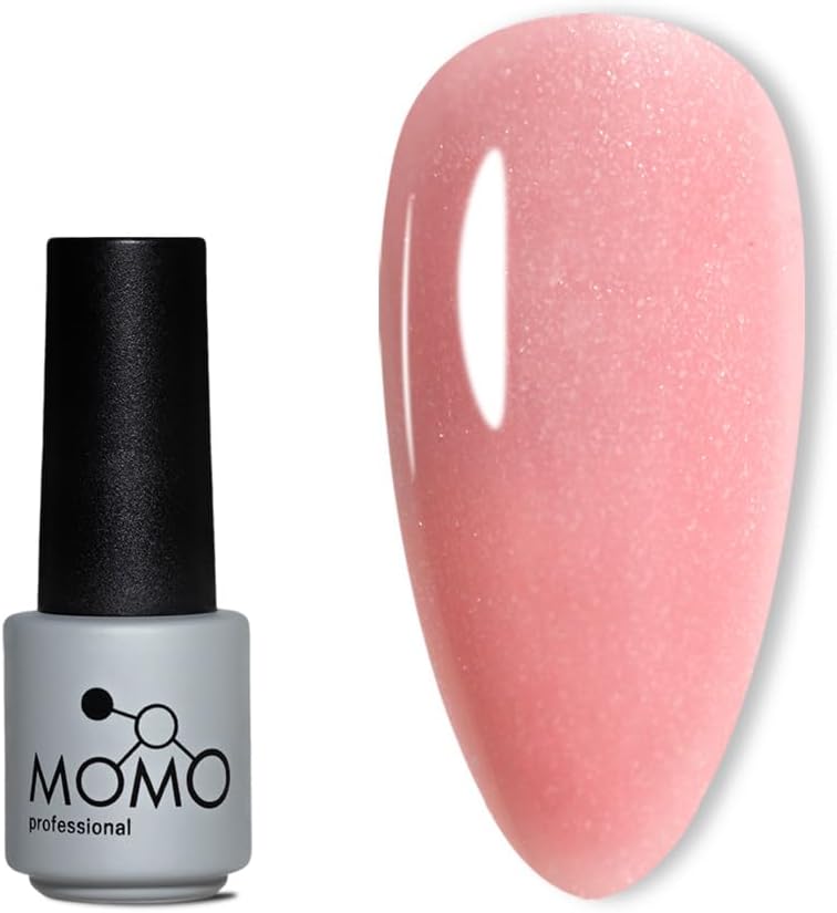 MOMO professional Kalıcı Oje S010 Simli Ten Pembesi 4 ml