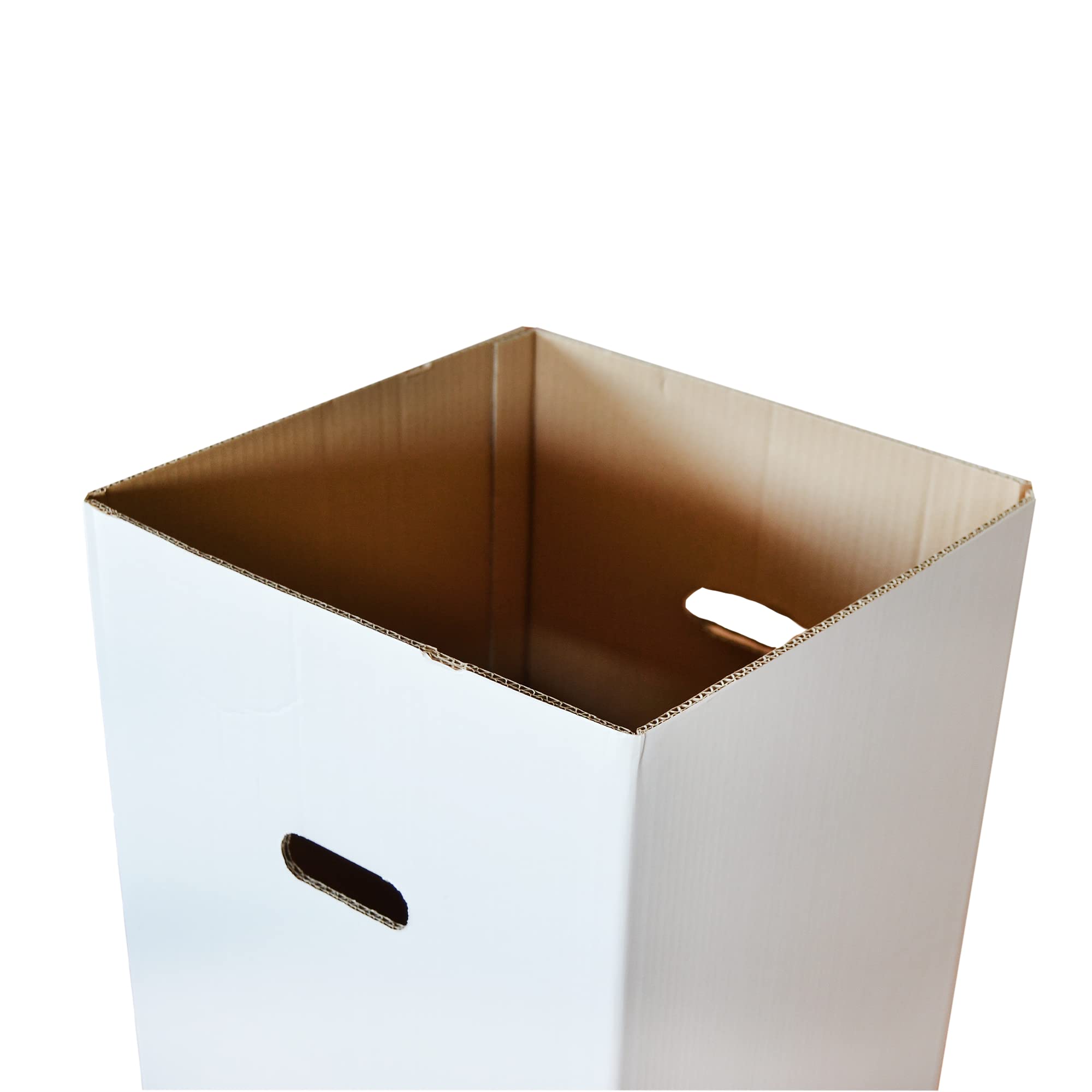 PZ 10 CARTONE PORTA RIFIUTI CM 35 X 35 ALTI CM 70 CONTENITORE IN CARTONE + PZ 10 SACCHI NERI ULTRA FORTI E RESISTENTI PER RACCOLTA DIFFERENZIATA, IMMONDIZIA E SPAZZATURA