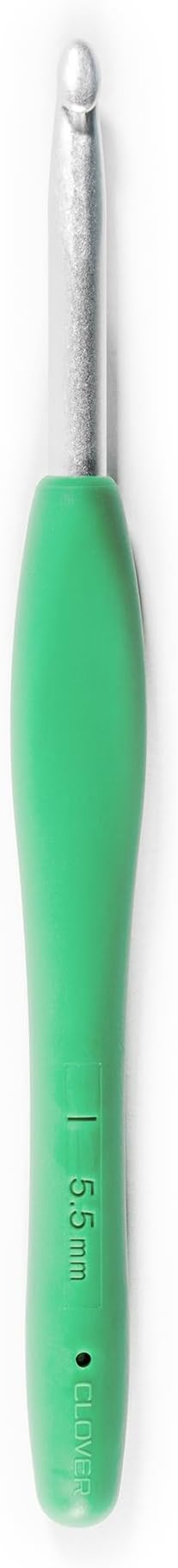 Clover Amour Crochet Hook: 5.5mm, 5.50mm, Multicolor