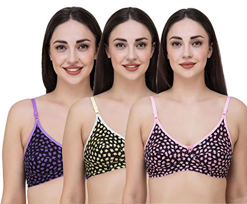 Image of Fasense Women's Wire Free Non Padded Cotton Bra