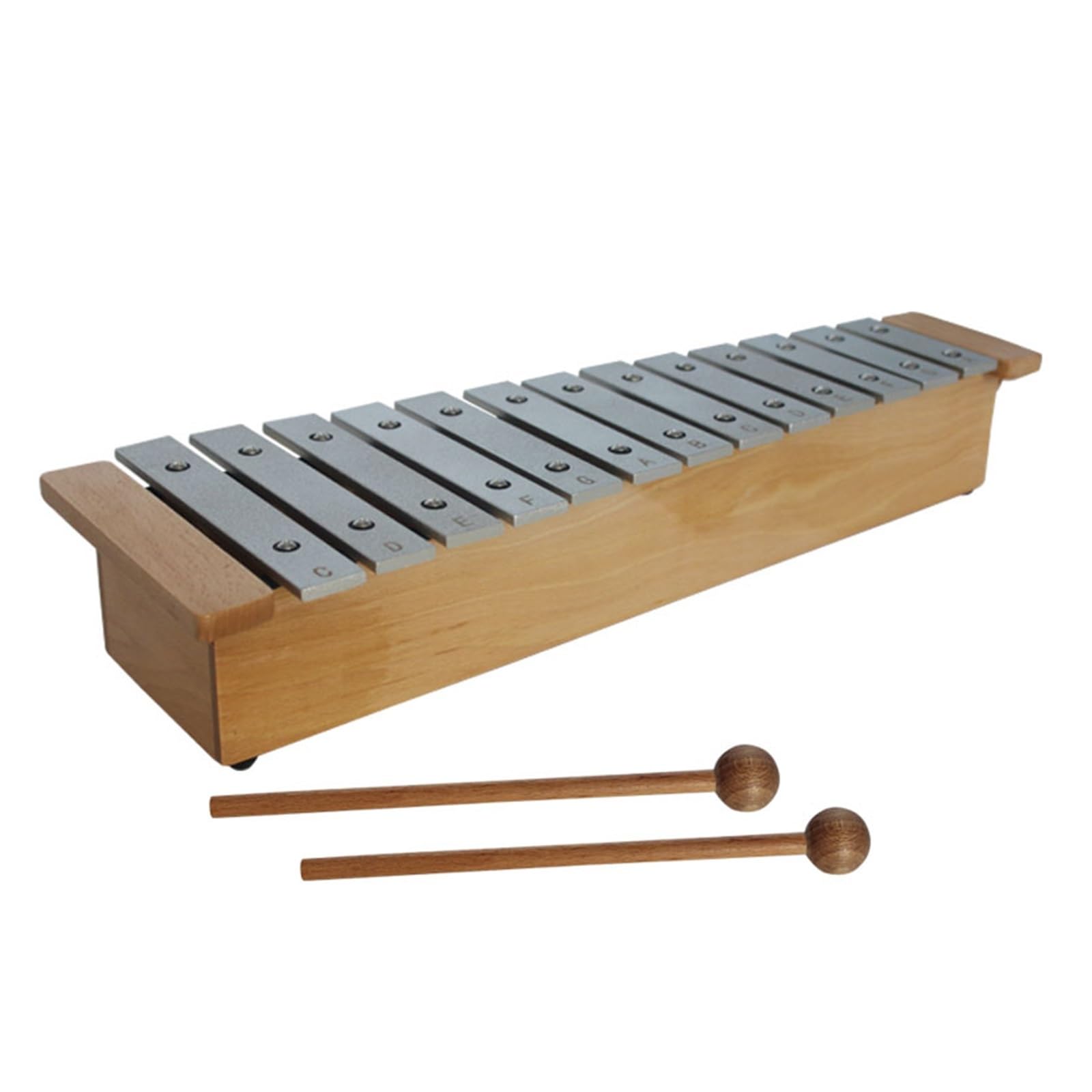 xilófono Instrumento De Percusión De Piano De Aluminio, Madera De Haya, 13 Tonos, Profesional, Música De Carillón, Piano Para Golpear A Mano