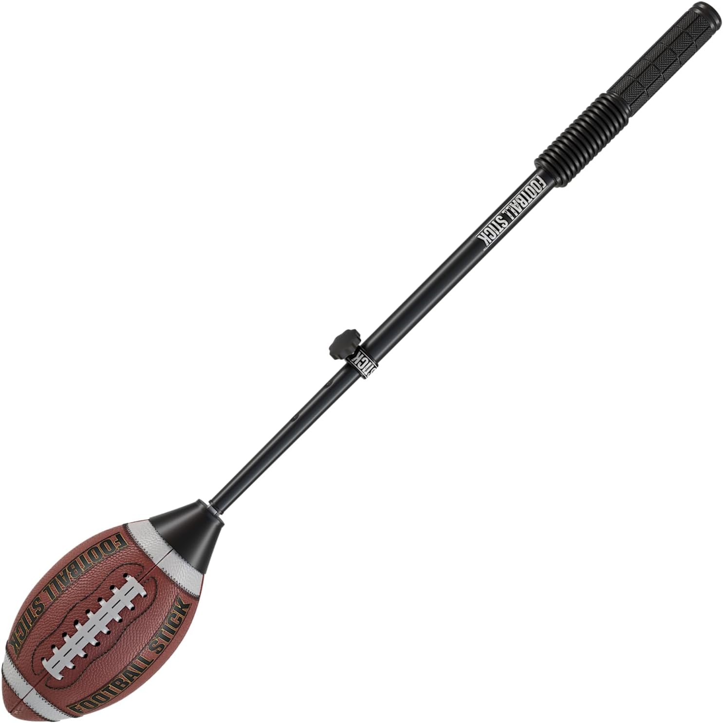 FOOTBALL STICK™ College & High School Limited Edition – Ultimate Kicking & Punting Training Tool - Improve Accuracy, Timing - Real Leather Game Ball - Used by Pro, College, and High School Specialists