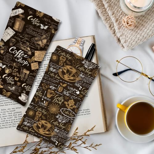 Image of Eyeglasses Sunglasses Case PU Soft Squeeze Top Glasses Pouch for Women Men,Animal Pattern Portable Anti Scratch