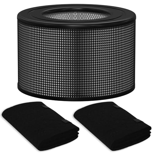 10500 True HEPA Filter Replacement Kit Compatible with Honey-well 10500 (EV-10) 17000 17000-S 17005 Air Cleaner Purifiers, Part Number 20500 (1 HEPA + 2 Carbon Pre-Filter) by Allisfresh - Used condition - US$26.90