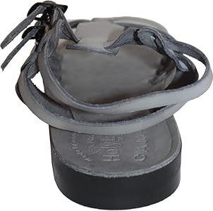 Amazon.com | Holy Land Market Men/Women Biblical Jesus Leather Sandals/Slides From Jerusalem (Jeremiah Grey Style) | Sandals