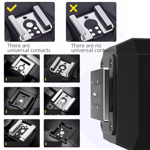 Pyhodi Micro Cámara Flash, Gn8 6500k CRI97 Película Digital DSLR Linterna Portátil Montaje de Zapatilla de Calzado Caliente Luz de Relleno Externo F02, Camera Mini Linterna - imagen 9