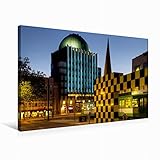  CALVENDO Premium Textil-Leinwand 75 cm x 50 cm quer, Anzeigerhoch,Haus  Wandbild, Bild auf Keilrahmen, Fertigbild auf echter Leinwand, Leinwanddruck Orte Orte