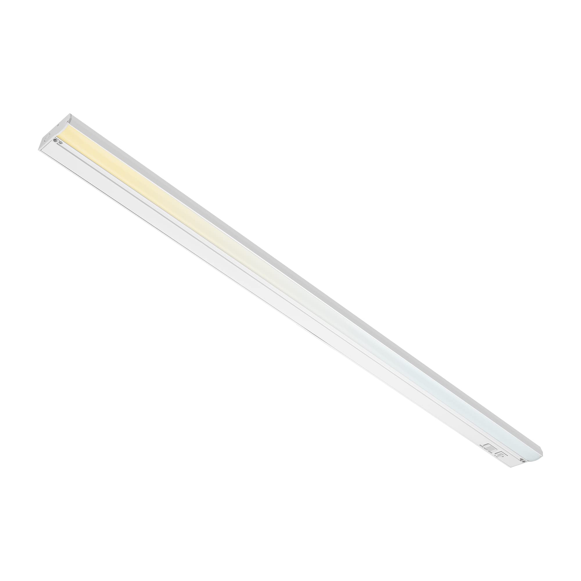 PARMIDA LED Under Cabinet Lighting, Hardwired Installation, 42 Inch, 30W, 3CCT Color Selectable - 3000K/4000K/5000K, ETL Listed, 120V, Dimmable, 2300 Lumens, White Finish