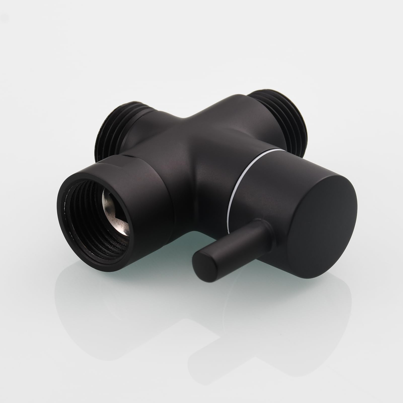 Tecmolog Kit Grifo Bidet Acero Inoxidable Ducha de Lavabo Negro Pulverizador Bidet Inodoro de Mano con Manguera WC, Soporte Grifo de Bide, WS024CF