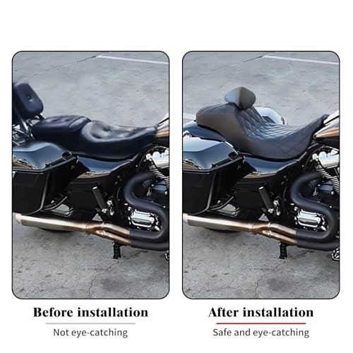 Asiento para moto dos conductores que elimina el dolor lumbar 3