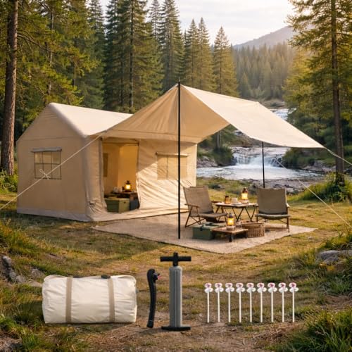 Luxury Glamping Inflatable Tent 6-8 Person