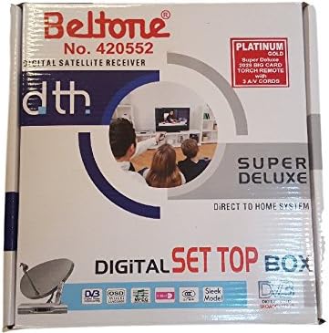 Beltone Set top Box DV-1500 with Full Metal Body with DTH