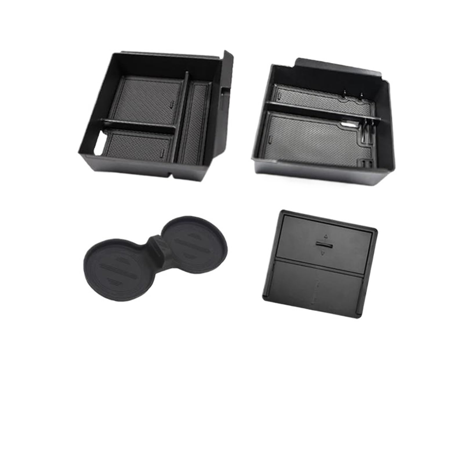 AHRPKAMERD Centre Console Organiser Tray For Tesla For Model 3 For Highland 2024 Console Armrest Storage Organizer Interior Box Replacement Armrest Storage Box(1)