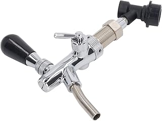 Naroote Grifo de Cerveza G5 8, Grifo de Cerveza Ajustable de Acero Inoxidable 304, Dispensador de Líquido con Funcionamiento Suave, Ideal para Bar, Restaurante, Hotel y Hogar