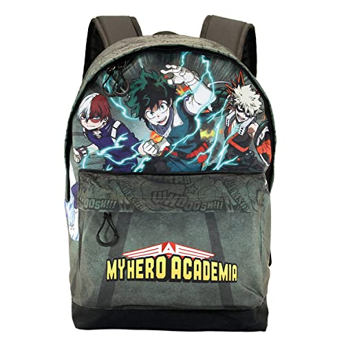 Karactermania - Mochila Hs Fan My Hero Academia Battle Verde Militar En Oferta Karactermania My Hero Academia Battle, Mochila Hs Fan, Verde Militar