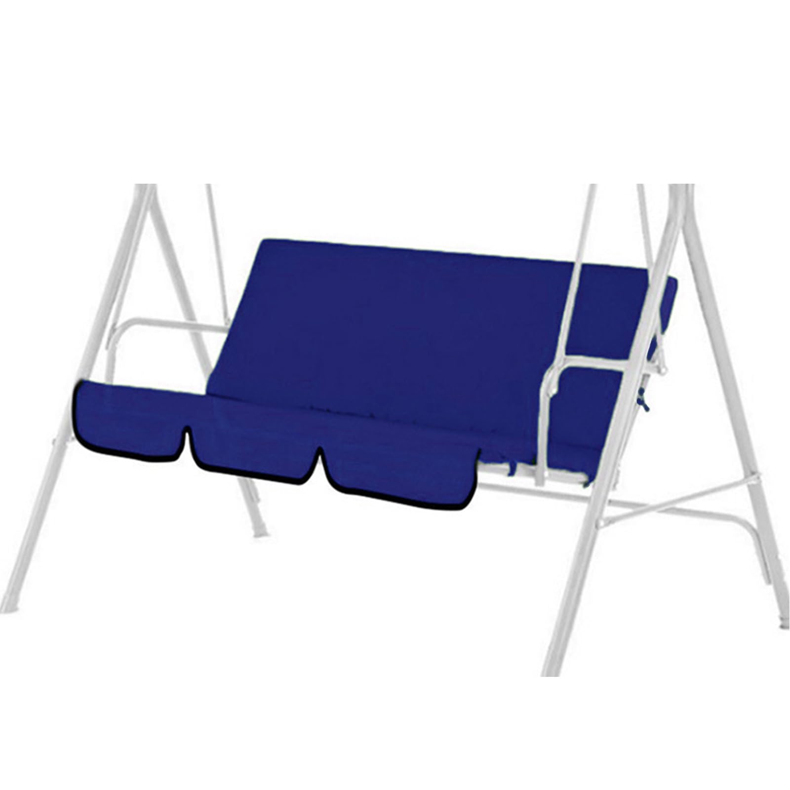 Copertura per Dondolo Cuscino per Altalena da Giardino,Telo per Dondolo,Tessuto Oxford 210D,per Sedie a 3 Posti(Dark Blue)