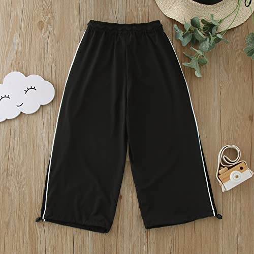 Cargo Pants for Girls Boys Sweatpants Toddler Kids Parachute Pants Baggy Jogger for Little Girls Wide Leg Pants4