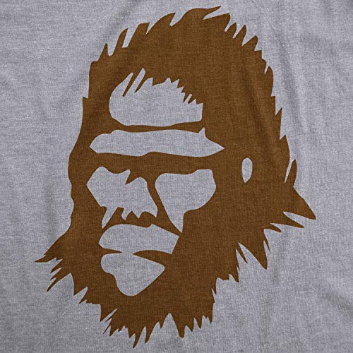 Youth Ask Me About Squatch T Shirt Funny Sarcastic Bigfoot Flip Tee For Kids Premium Cotton Blend Graphic Tees Light Heather Gre S #TOP2