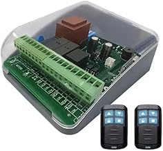 IXTRIMA Centralina universale per serranda, porta garage, saracinesca e motore avvolgibili, automazione tapparella tubolare con ricevente radio 433 mhz e 2 telecomandi precodificati