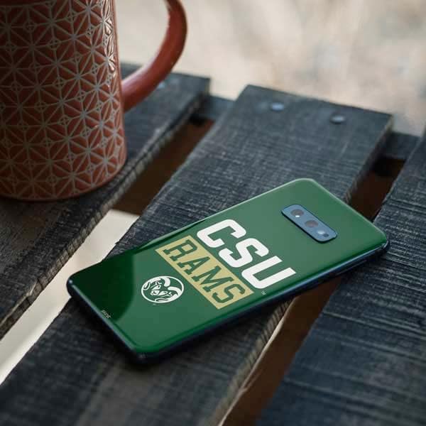 Skinit Decal Phone Skin Compatible with Samsung Galaxy S10e - Officially Licensed College CSU Rams Design