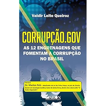 Capa do livro Corrupção.gov: As 12 engrenagens que fomentam a corrupção no Brasil
