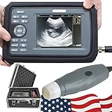 【US】Veterinary Ultrasound Machine for Dogs with 3.5MHz Mechanical Sector Probe,Wireless Ultrasound Scanner Machine for Puppies,Cat, Pig, Goat,B-Ultrasound for Farm Animals Pregnancy 【3-7 Days to US】