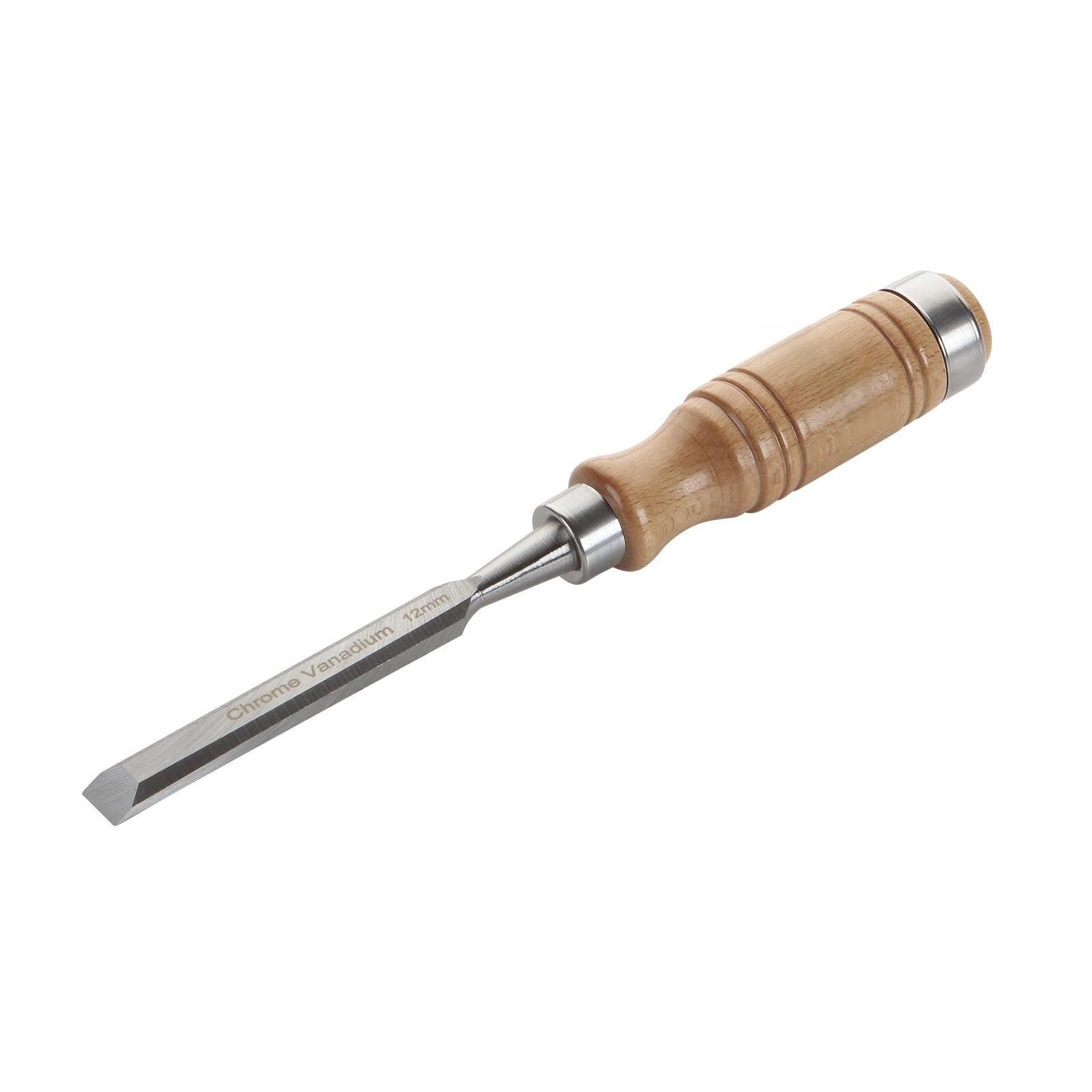 Ciseau à bois 32 mm manche en bois noble, l'excellence pour sculpter des détails précis