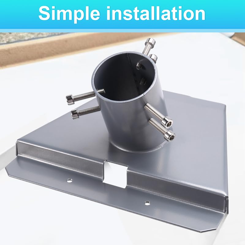 Piastra di Montaggio sul Tetto Base per Base per Antenna Satellitare Base per Antenna Montata A Parete Base per Adattatore Tubo Satellitare Base di Supporto