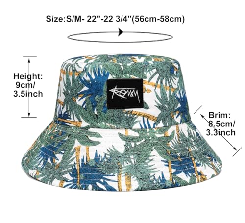 Image of Quanhaigou Bucket Hats Unisex Summer Travel Beach Fisherman Cap for Men Women Teens