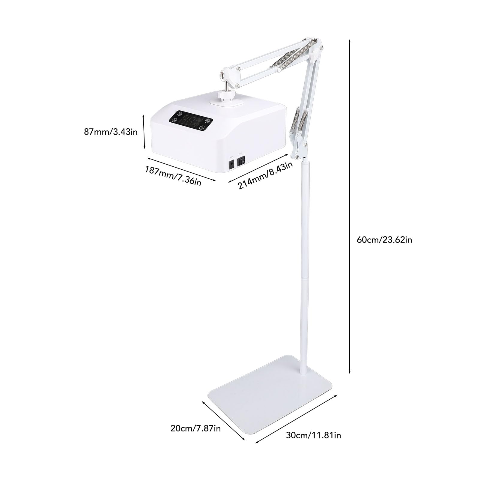Bewinner Lampada UV per Unghie - Asciugatura Rapida, Luce UV a Polimerizzazione Rapida da 48 W per Unghie in Gel, Lampada UV Professionale per Unghie con Timer, Lampada UV LED per (Spina