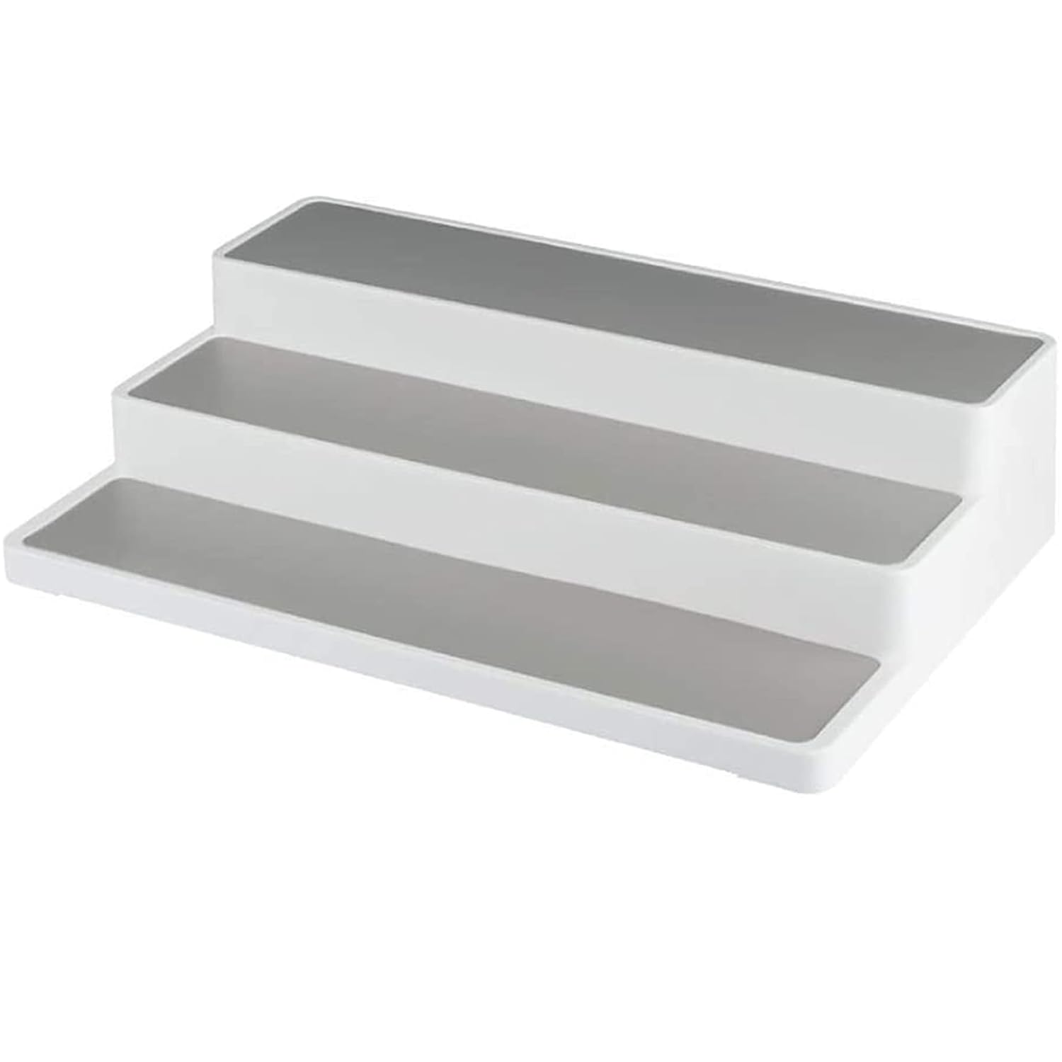 Sulfar Kitchen 3 Tiers Spice Racks Non-Skid Cabinet Shelf Organizer Bottle Rack Holder (White) Sulfar Kitchen 3 Tiers Spice Racks Non-Skid Cabinet Shelf Organizer Bottle Rack Holder (White)