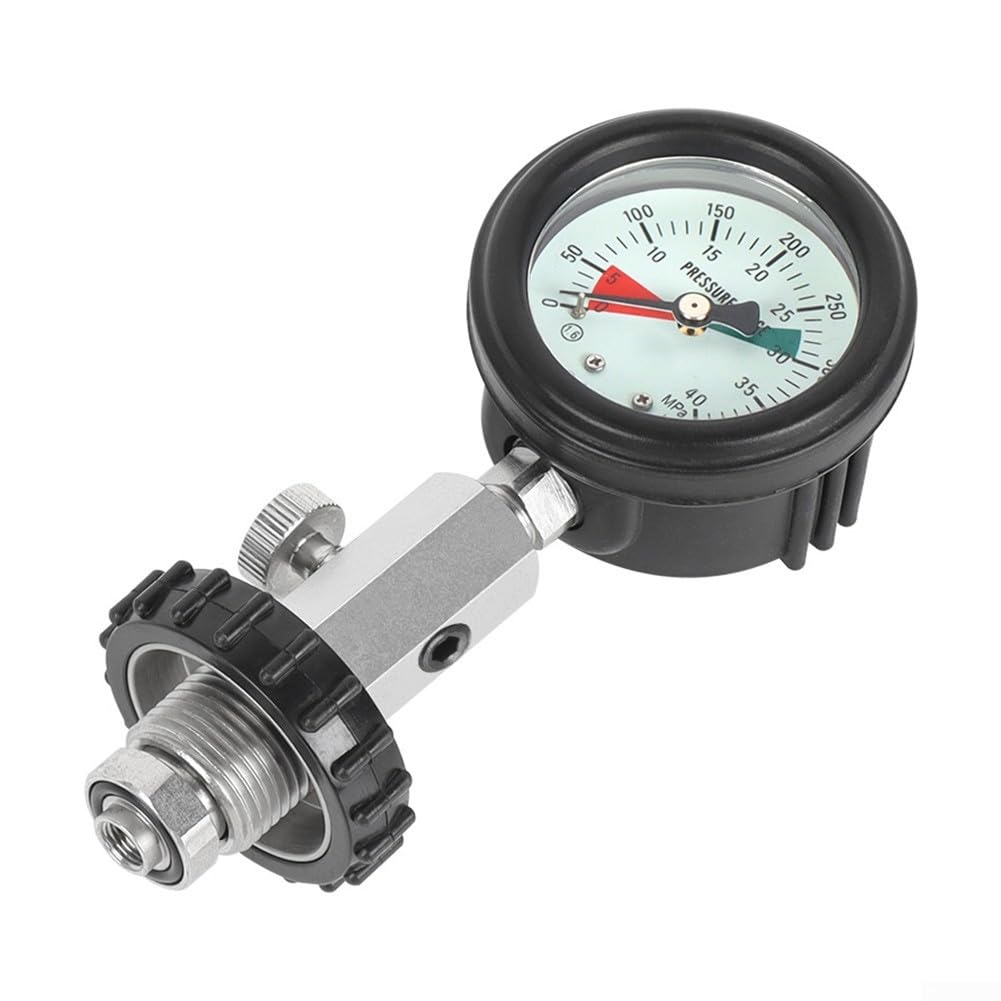 Manometer für DIN-Tauchzylinder, klares Zifferblatt mit 0 300 Bar Bereich