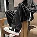 Mens Street Fashion Oversized Cargo Pant Cotton Lounge Trouser for All Seasons Stretch Athletic Pants (Black,XX-Large)