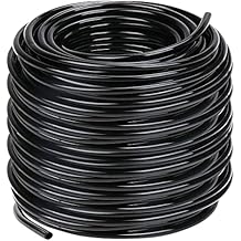 Hourleey Blank 200 FT Distribution Tubing Irrigation Drip Hose, 1/4 Inch Drip Line