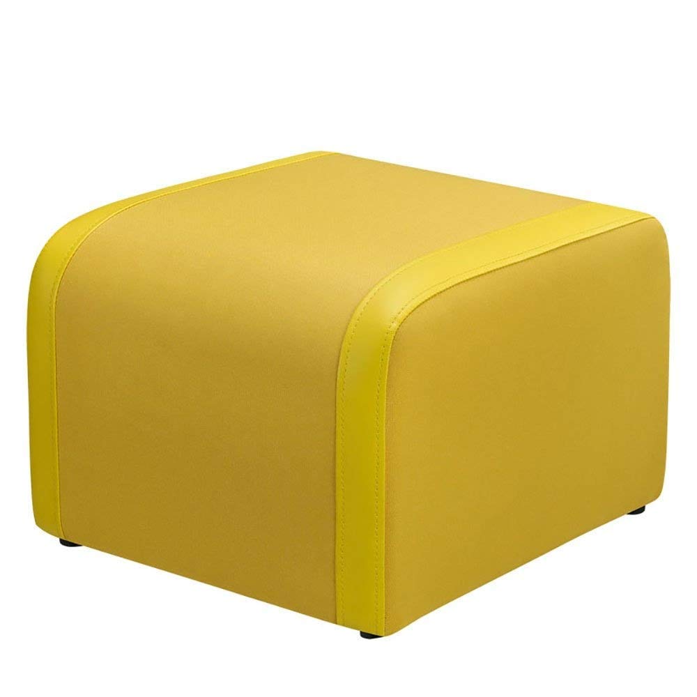 Tabouret de canapé jaune pour un salon chaleureux et moderne