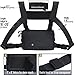 WYNEX Tactical Chest Rig Pack for Men, Running Chest Bag with Front Loop Airsoft Recon Chest Rigs for Hunting Outdoor EDC Combat Patch Included