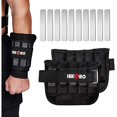 LEKÄRO Adjustable Wrist Arm Weights for Fitness Cover
