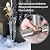 10 PCS Outdoor Water Pipe Insulation Foam Tube 0.6" Pre Slit Self Adhesive Foam Pipe Covers with Aluminum Foil,Copper Pipe Insulation Foam Wrap for Outdoor Winter Irrigation, Sprinkler