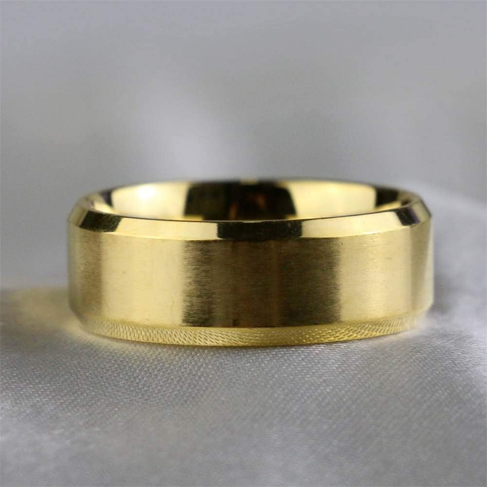 His and Hers Wedding Ring Sets Couples Matching Rings Women Yellow Gold Plated Cubic Zirconia Wedding Engagement Ring Bridal Sets & Men's Stainless Steel Wedding Band