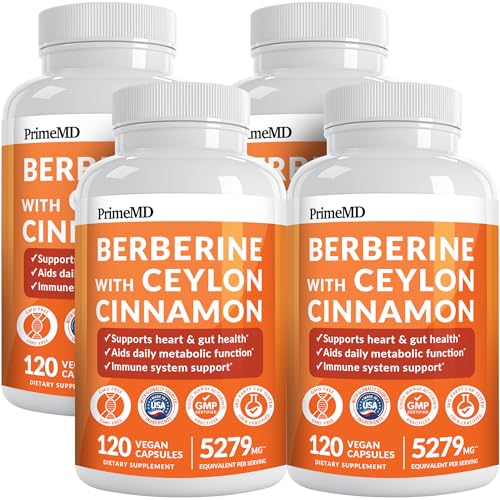 21-in-1 Berberine Supplement with Ceylon Cinnamon - Berberine 1500mg with