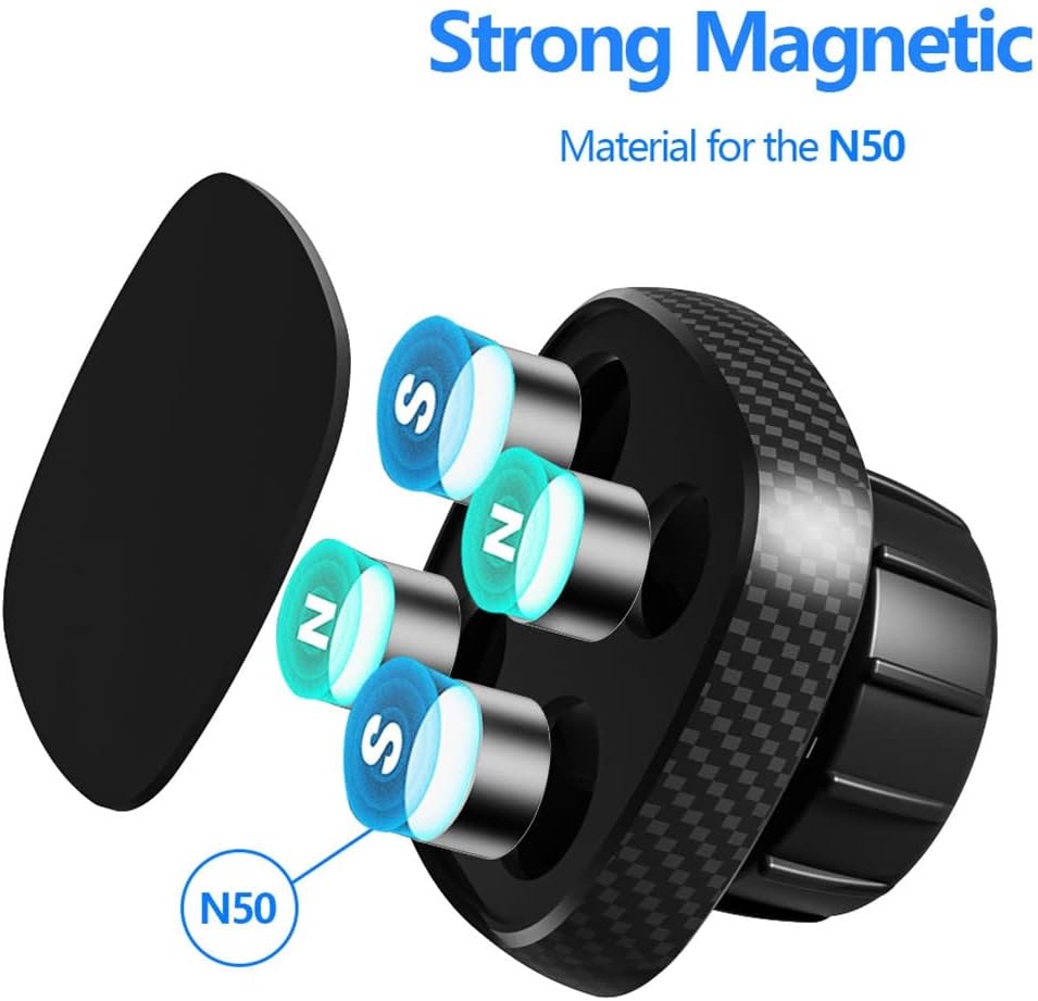 viby magnetic car phone mount for vehicle dashboard 360 adjustable standcell phone automobile cradles with strong magnets