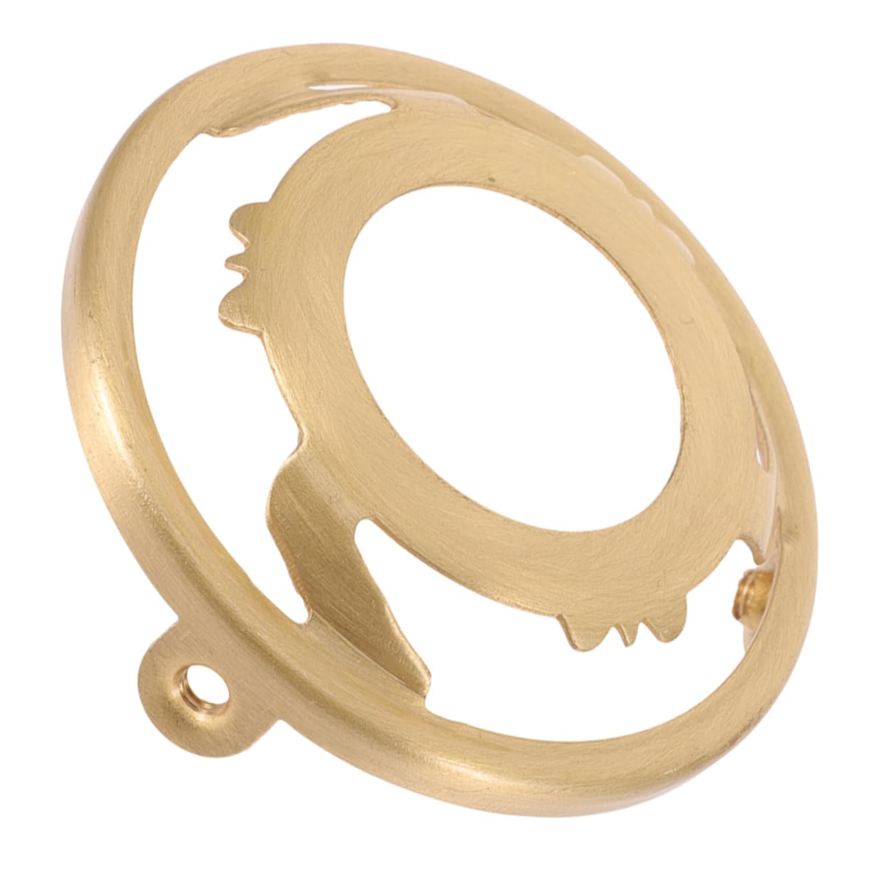 Angoily Copper Lamp Holder Shade Adapter Ring with Bracket Secure Fixing for Shades Durable Pure Copper Construction Versatile for Various Lamp Replacement