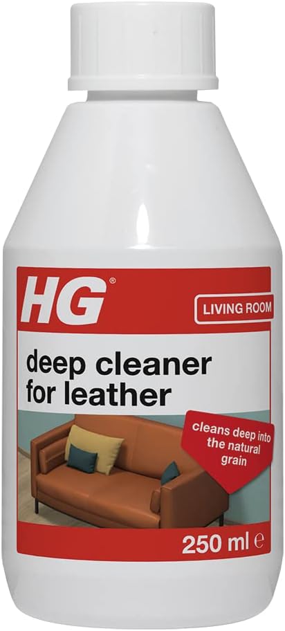Leather Deep Cleaner | Safe & Mild, Water-Based for Bags, Boots, Jackets & Sofas | 250ml