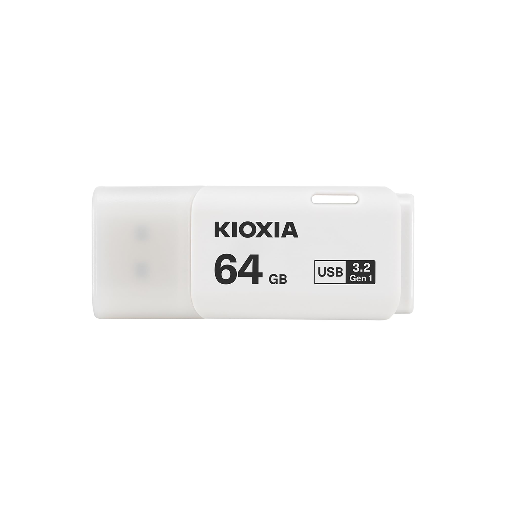 KIOXIA TransMemory U301 64GB USB 3.2 Gen 1 Flash Drive - High-Speed, Compact, Portable Storage Solution with 5-Year Warranty (White)