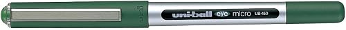Uni-Ball UB-150 - Roller de tinta liquida (0.5 mm), color verde
