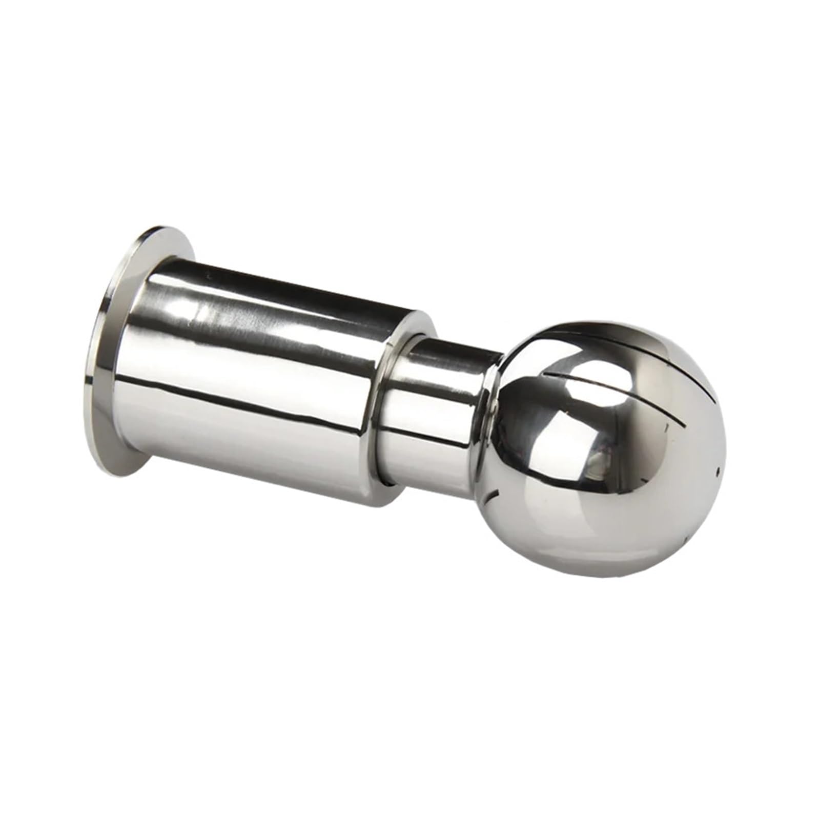 AARTERZZA SS304 Tri Clamp 1.5” 2” Tank Rotating Ball Tri Compatible Cleaning Ball Ferrule OD 50.5/64mm(51mm X OD 64mm)