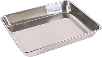 Amazon.co.jp: 大屋金属 クローバー印 18-8ステンレス角バット 12枚取